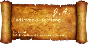 Jedlovszky Adrienn névjegykártya