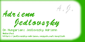 adrienn jedlovszky business card